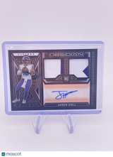 JAREN HALL 2023 OBSIDIAN RPA JERSEY PATCH AUTO AUTOGRAPH /49 Orange Rookie Rc