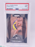 LONZO BALL 2017 PRIZM ROOKIE RC PSA 9 Lakers Bulls