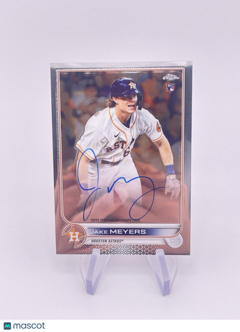 JAKE MEYERS 2022 TOPPS CHROME ROOKIE RC AUTO AUTOGRAPH