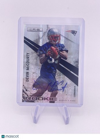 DEVIN MCCOURTY 2010 Rookie Rookies Stars Auto Autograph /299 Signature