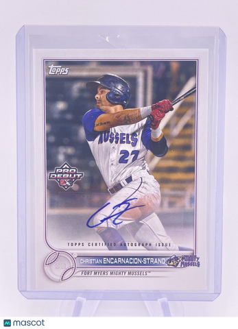 CHRISTIAN ENCARNACION STRAND 2022 TOPPS PRO DEBUT AUTO Autograph