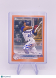 CHRISTIAN ENCARNACION STRAND 2022 TOPPS ORANGE /25 Auto Autograph Signature