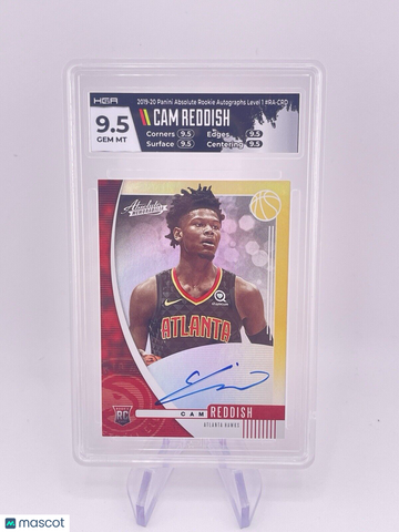 CAM REDDISH 2019 ABSOLUTE AUTO AUTOGRAPH ROOKIE RC HGA 9.5 Signature