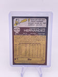 TEOSCAR JOSE HERNANDEZ 2022 TOPPS HERITAGE AUTO AUTOGRAPH ON CARD Blue jays