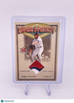 ROGER CLEMENS 2002 FLEER DIAMOND IMMORTALITY PATCH JERSEY GAME USED WORN