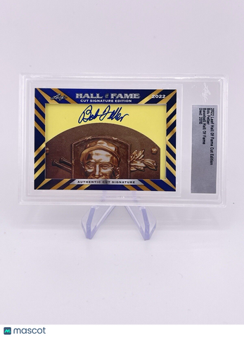 BOB FELLER 2022 LEAF HALL OF FAME CUT EDITION Auto autograph Signature