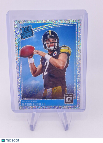 MASON RUDOLPH 2018 DONRUSS OPTIC WHITE SPARKLE RATED ROOKIE RC SP SSP Titans