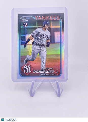 JASSON DOMINGUEZ 2025 TOPPS UPDATE FOIL ROOKIE RC YANKEES