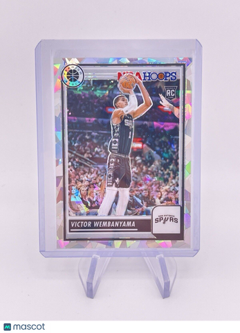 VICTOR WEMBANYAMA 2023 PREMIUM STOCK HOOPS ICE PRIZM ROOKIE RC SPURS