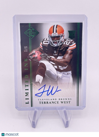 TERRANCE WEST 2014 AUTO AUTOGRAPH ROOKIE RC GREEN 01/50 BROWNS Limited