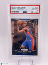 SEKOU DOUMBOUYA 2019 PRIZM ROOKIE RC PSA 10