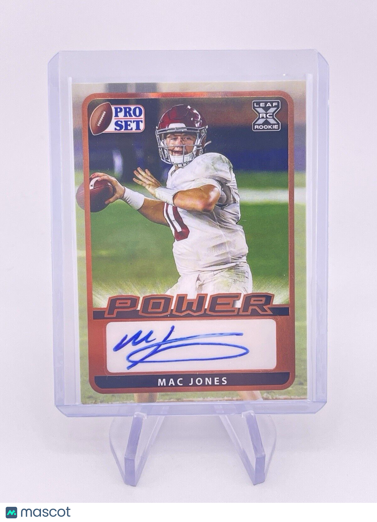 MAC JONES 2021 LEAF PRO SET AUTO AUTOGRAPH ROOKIE RC SIGNATURE Jaguars
