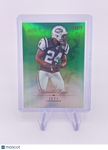 DARRELLE REVIS 2010 TRIBUTE GREEN REFRACTOR /50 JETS COLOR MATCH