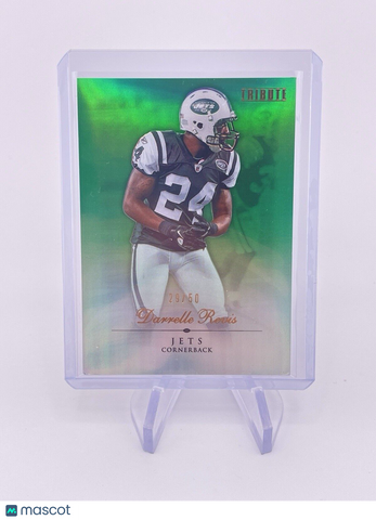 DARRELLE REVIS 2010 TRIBUTE GREEN REFRACTOR /50 JETS COLOR MATCH