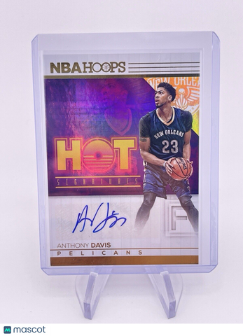 ANTHONY DAVIS 2016 NBA HOOPS HOT SIGNATURES AUTO AUTOGRAPH LAKERS