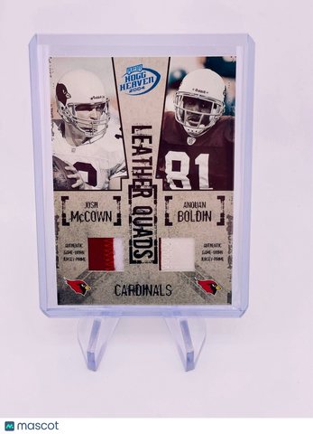 MCCOWN BOLDIN JOHNSON SHIPP 2004 Playoff Hogg Heaven Leather Quads Patch #/25