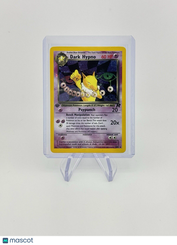 DARK HYPNO Pokemon Card WOTC 1st Edition Team Rocket 9/82 HOLO LP