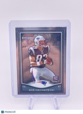 ROB GRONKOWSKI 2010 TOPPS BOWMAN CHROME ROOKIE RC PATRIOTS