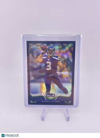 Russell Wilson 2013 Topps Chrome Black Refractor /299 Steelers