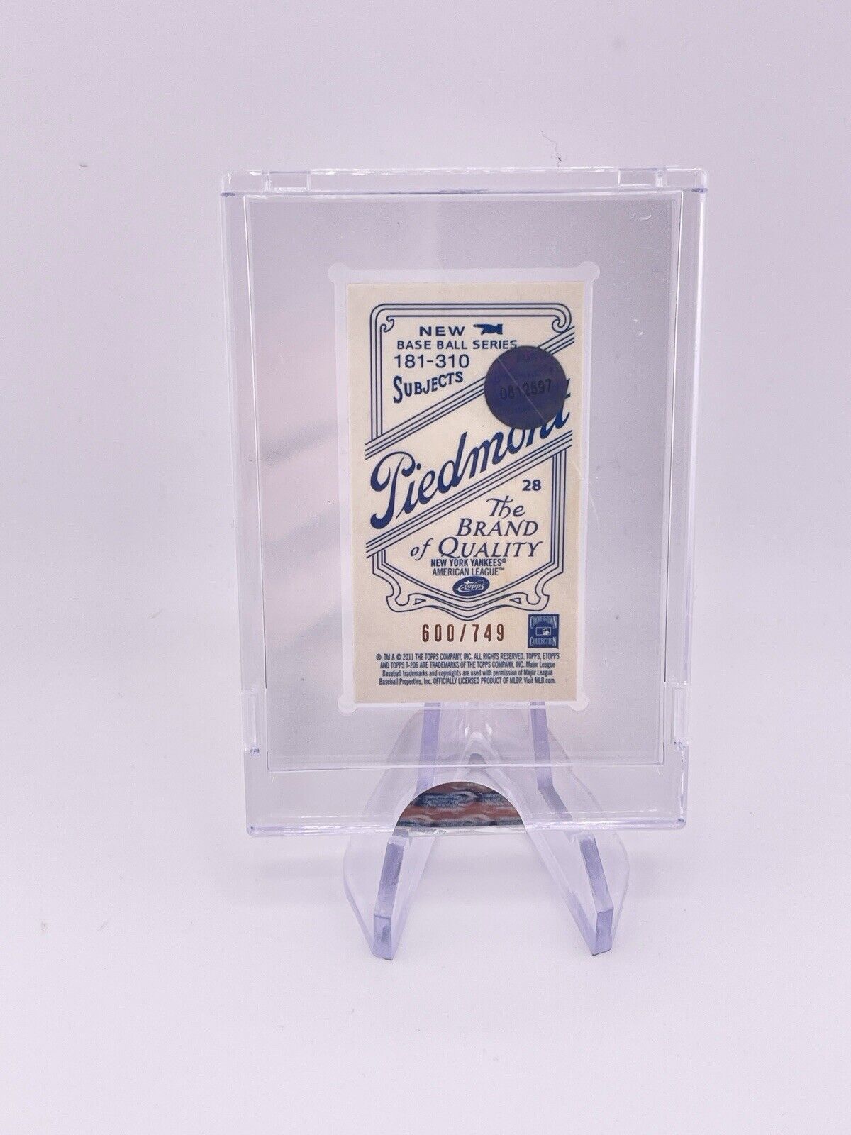 PHIL RIZZUTO 2011 TOPPS ETOPPS SEALED REFRACTOR /749 BRAND NEW AUTHENTIC HOF