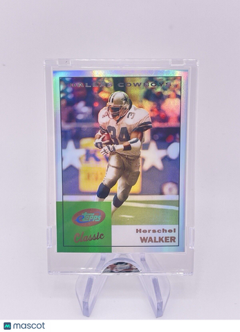 HERSCHEL WALKER 2005 ETOPPS TOPPS CLASSIC REFRACTOR SP