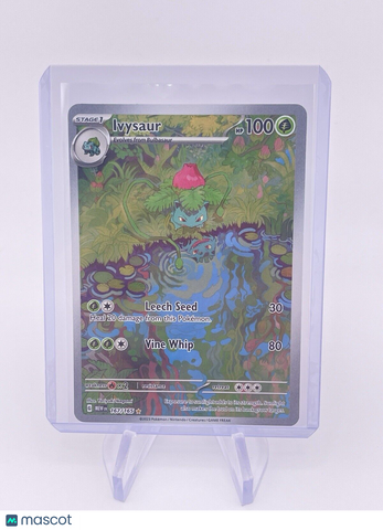 Ivysaur 167/165 Pokémon 151 Scarlet Violet Holo Illustration Rare English