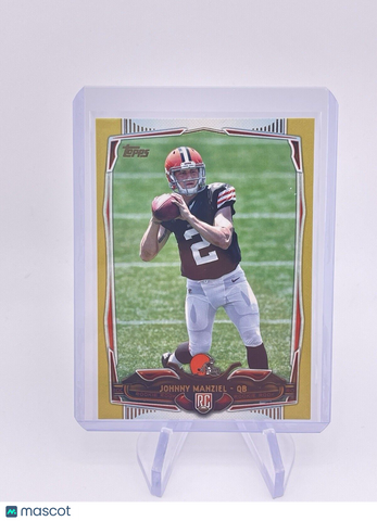 Johnny Manziel 2014 Topps Gold /2014 Rookie RC Browns