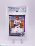 Carlos Colmenarez 2021 Bowman Chrome 1st Purple Refractors /250 Auto Autograph