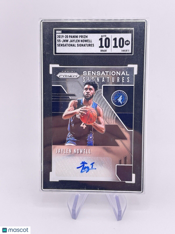 Jaylen Nowell Prizm Autograph Rookie RC SGC 10 Auto 10 Timberwolves