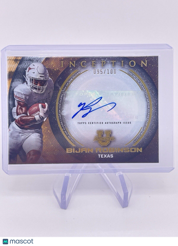 Bijan Robinson 2023 Topps Bowman U Inception /100 Auto Autograph Signature