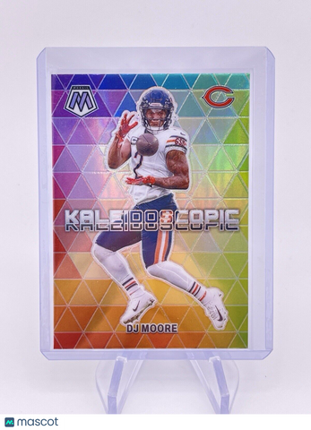 DJ Moore 2024 Prizm Silver Mosaic Kaleidoscope Case Hit Sp SSP Chicago Bears