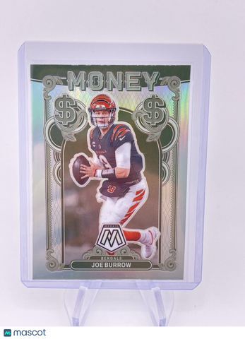 Joe Burrow 2024 Prizm Silver Mosaic Money Insert Case Hit Bengals