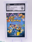 Pokémon Topps Checklist 1999 Italian Series 1 First Print Uk Edition Cgc 10