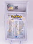 Pokémon Topps Checklist 1999 Italian Series 1 First Print Uk Edition Cgc 10