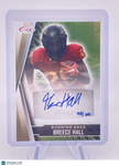 Breece Hall 2022 Sage Auto Autograph Signature /100