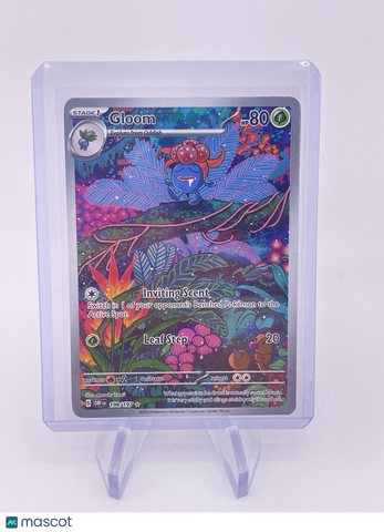 Gloom #198/197 Obsidian Flames Full Art Illustration Rare Holo Pokemon Card