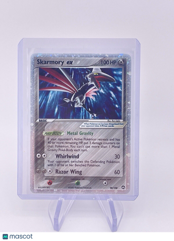 Skarmory ex 98/108 Holo Rare EX Pokémon Card