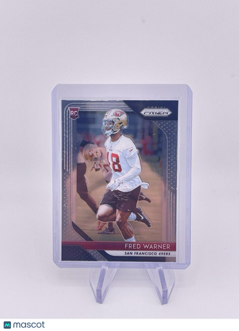 Fred Warner 2018 Prizm Rookie #257 RC 49ers Panini