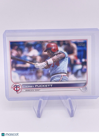 Kirby Puckett 2022 Topps Baseball Photo Variation SP #453 Twins