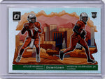 Kyler Murray Marvin Harrison Jr. 2024 Panini Donruss Optic Downtown RC Rookie SP