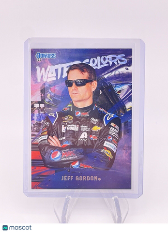 Jeff Gordon 2022 Panini Donruss Racing NASCAR Watercolors Case Hit Navy Blue