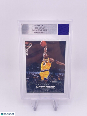 Kobe Bryant 2007 Game Used Road Jersey Patch Trading Card Beckett Authentic