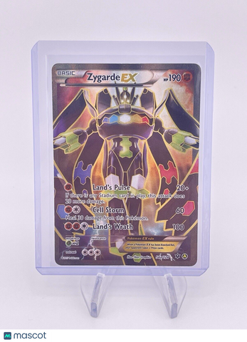 Zygarde EX 54a/124 Alternate Full Art Promo Pokémon Card