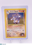 Brock's Rhydon 2/132 Gym Heroes 2000 Holo Rare Pokémon Card TCG