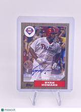 Ryan Howard 2022 Topps 1987 35th Anniversary Auto Autograph Signature /50