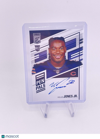 Velus Jones Jr 2022 Pen Pals Donruss Eilte Auto Autograph Rookie RC