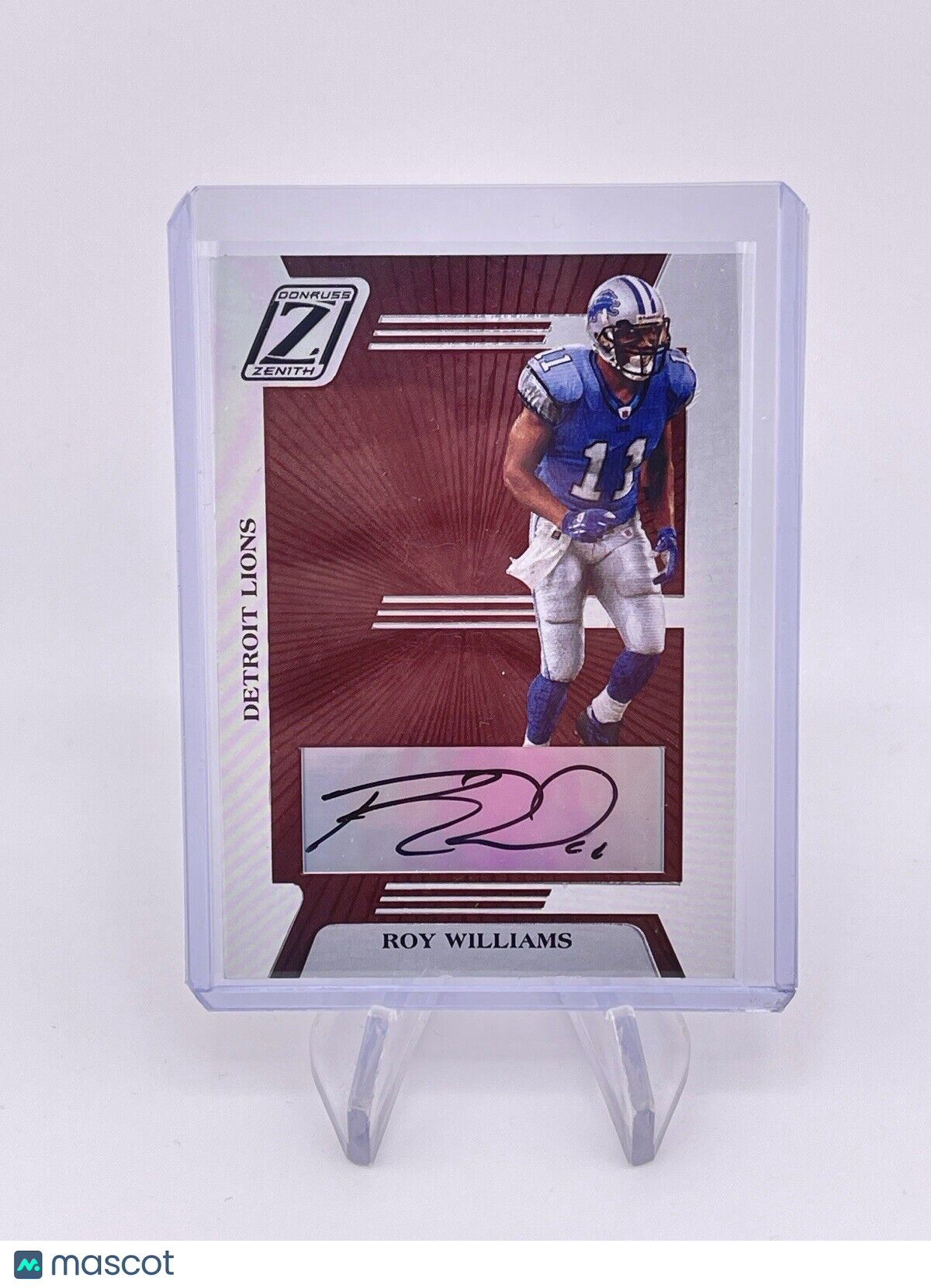 Roy Williams 2005 Donruss Zenith Auto Autograph Signature Lions