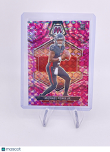 Michael Penix Jr 2024 Mosaic Rookie Card Pink Camo RC Prizm