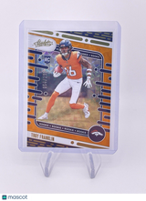 Troy Franklin Absolute Orange Foil SP Numbered /299 Rookie RC