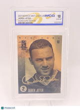 DEREK JETER NY Yankees 2004 Gold SIGNATURE Edition Gold WCG GRADED 10